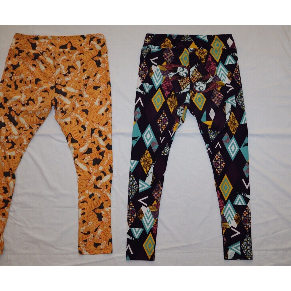 LuLaRoe T/C Tall & Curvy Leggings Disney Tigger Nightmare before Christmas Sally - Picture 12 of 12